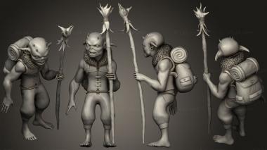 Military figurines Goblin 3d model